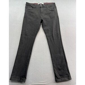 Artful Rebel Black Denim Jeans Men's 36x32 Straight Fit Casual